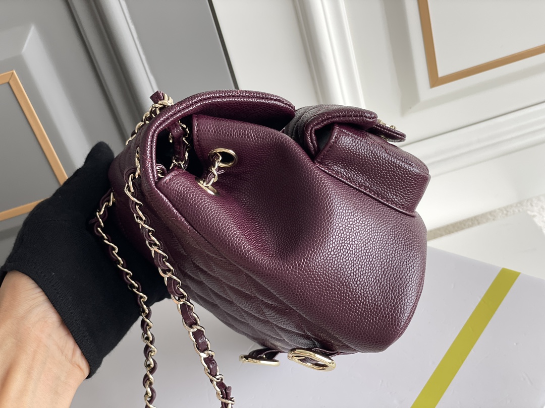 Chanel Small 2 Pocket Duma Backpack AS3860