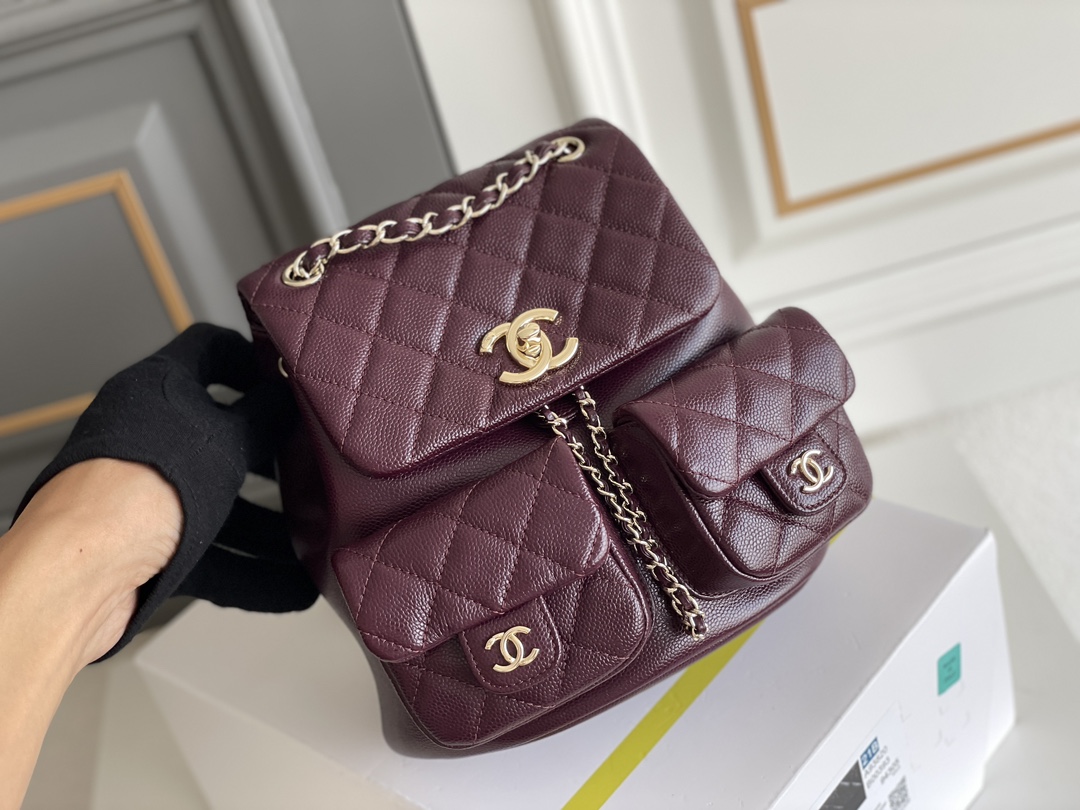 Chanel 2 Pocket Duma Backpack AS3860