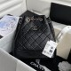 Chanel Gabrielle Leather Backpack Black 94485