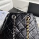 Chanel Gabrielle Leather Backpack Black 94485