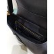 Dior Saddle Bag with Strap Black Grained Calfskin Black M0455CBAA