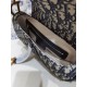 Dior Saddle Bag with Strap Blue Dior Oblique Jacquard M0455CTZQ