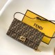 Fendi Baguette Brown FF jacquard fabric bag FD0001