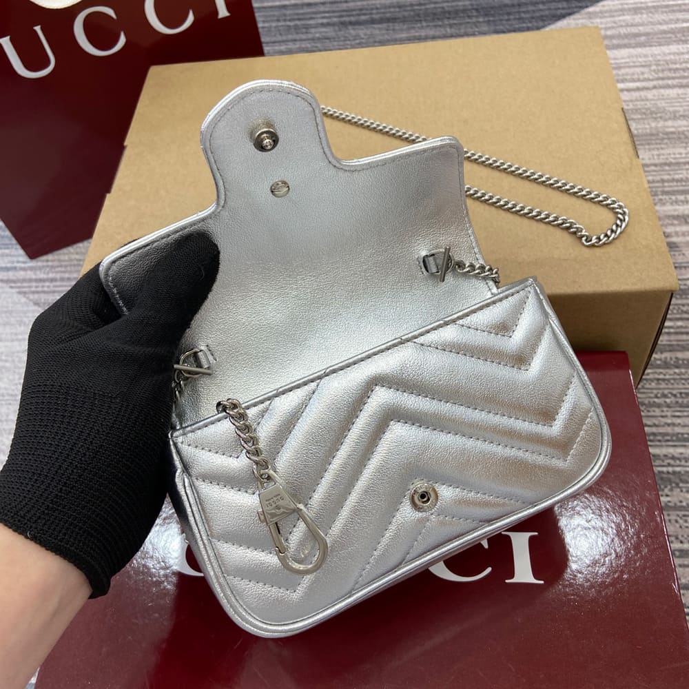 Gucci GG Marmont super mini bag ‎476433 AAESE 8106