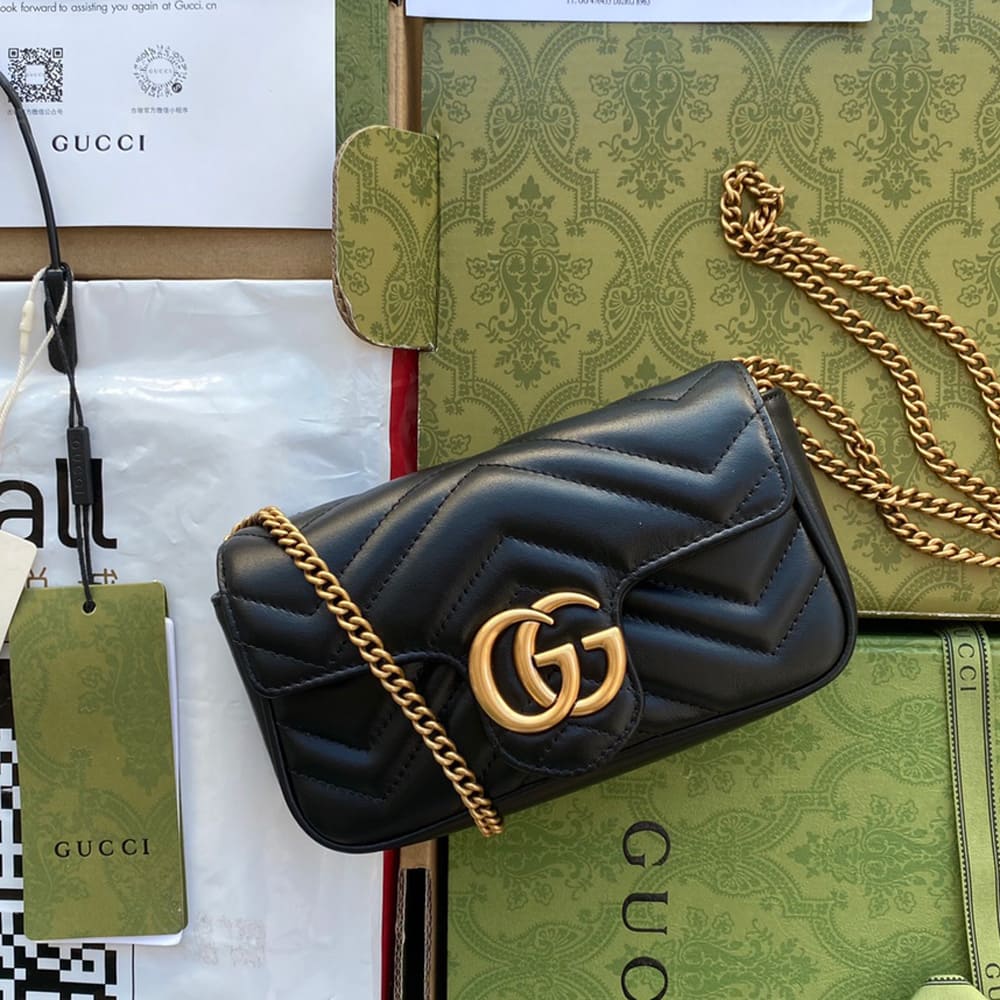 Gucci GG Marmont super mini bag 476433 DTDCT 1000