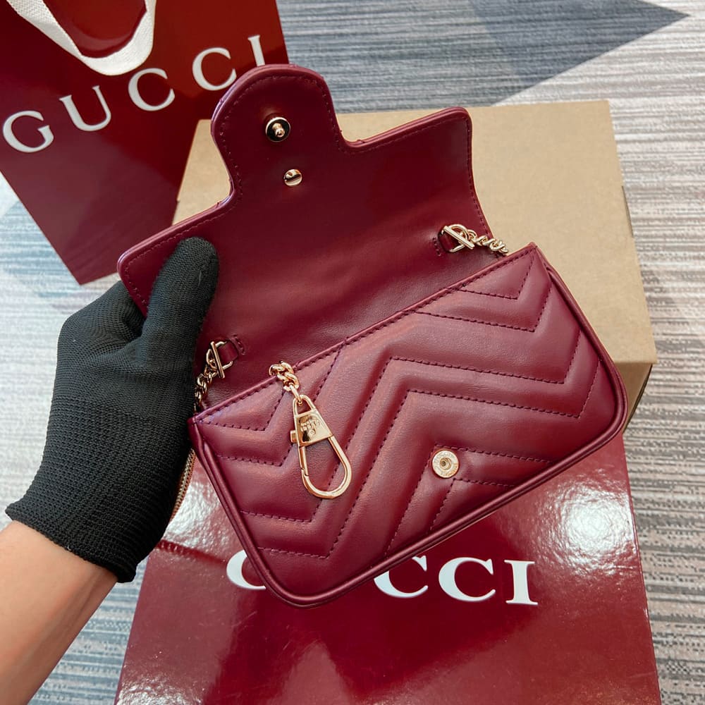 Gucci GG Marmont super mini bag 476433 DTDHV 6207