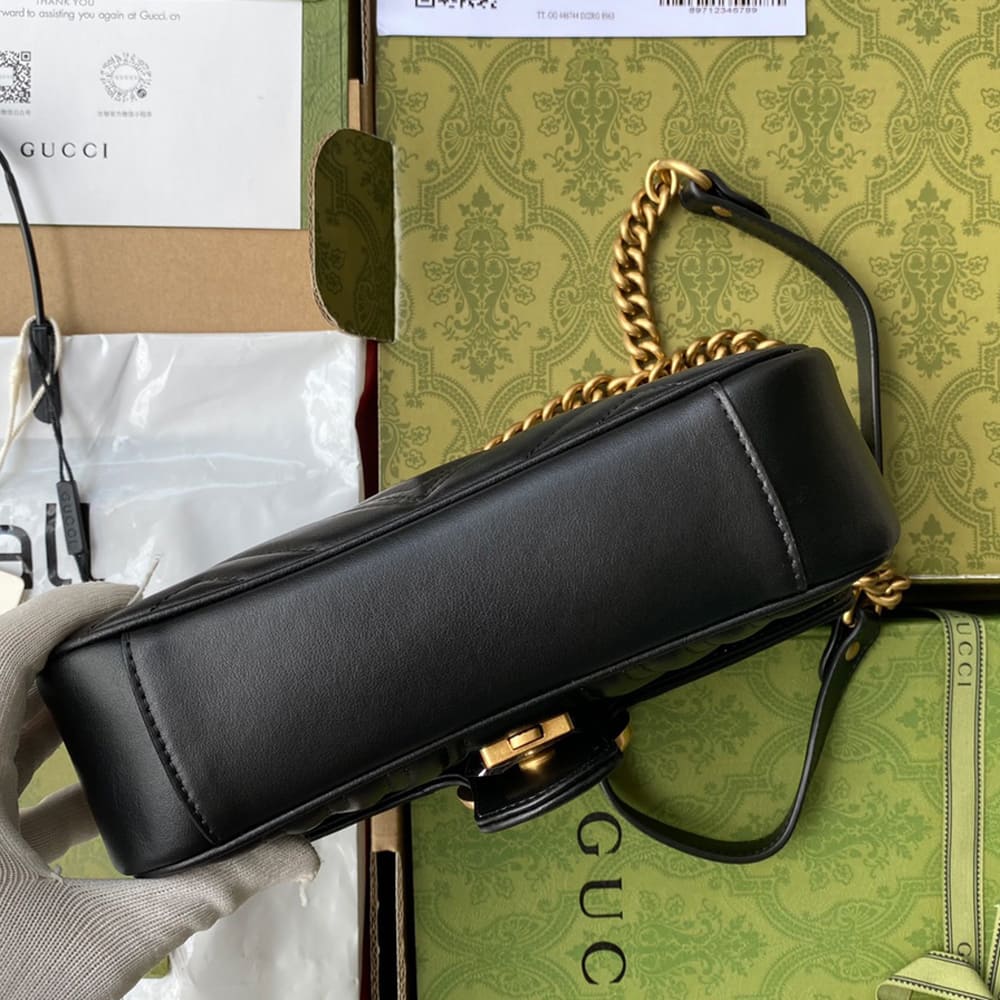 Gucci GG Marmont mini shoulder bag 446744 DTDIT 1000