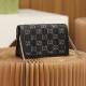 Gucci Dionysus super mini bag ‎476432 - Black Denim