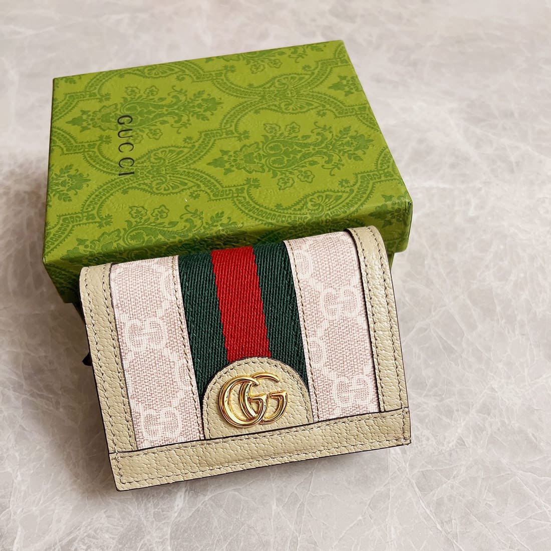 Gucci Ophidia card case wallet 523155 UULAG 9682