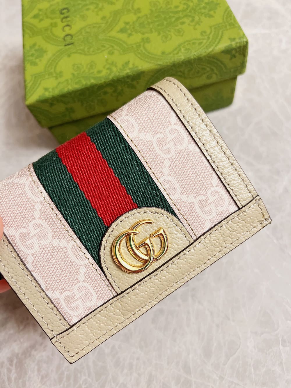 Gucci Ophidia card case wallet 523155 UULAG 9682