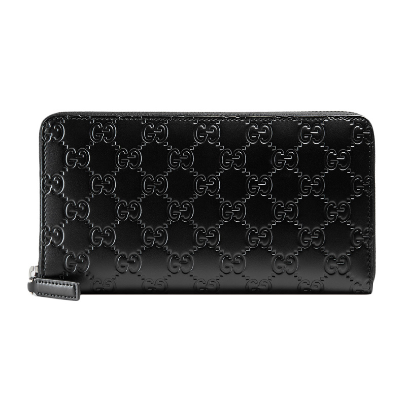 Gucci Ssima zip around wallet 447906 CWCR 1000