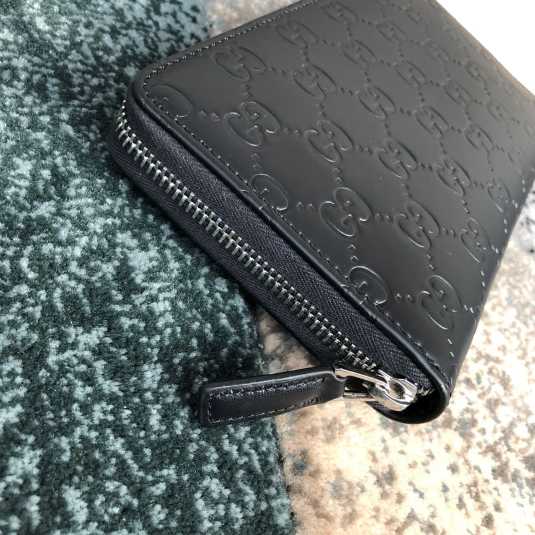 Gucci Ssima zip around wallet 447906 CWCR 1000