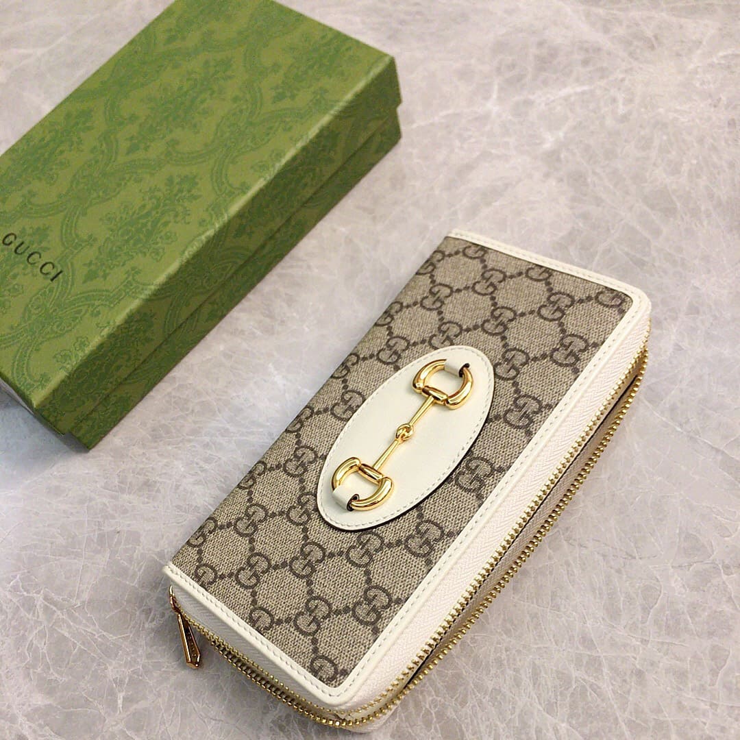 Gucci Horsebit 1955 zip around wallet ‎621889 92TCG 9761