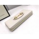 Gucci Horsebit 1955 zip around wallet 621889 - White Leather