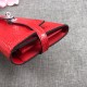 Hermès Kelly Wallet Shiny Alligator Long Red HE0004