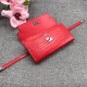 Hermès Kelly Wallet Shiny Alligator Long Red HE0004