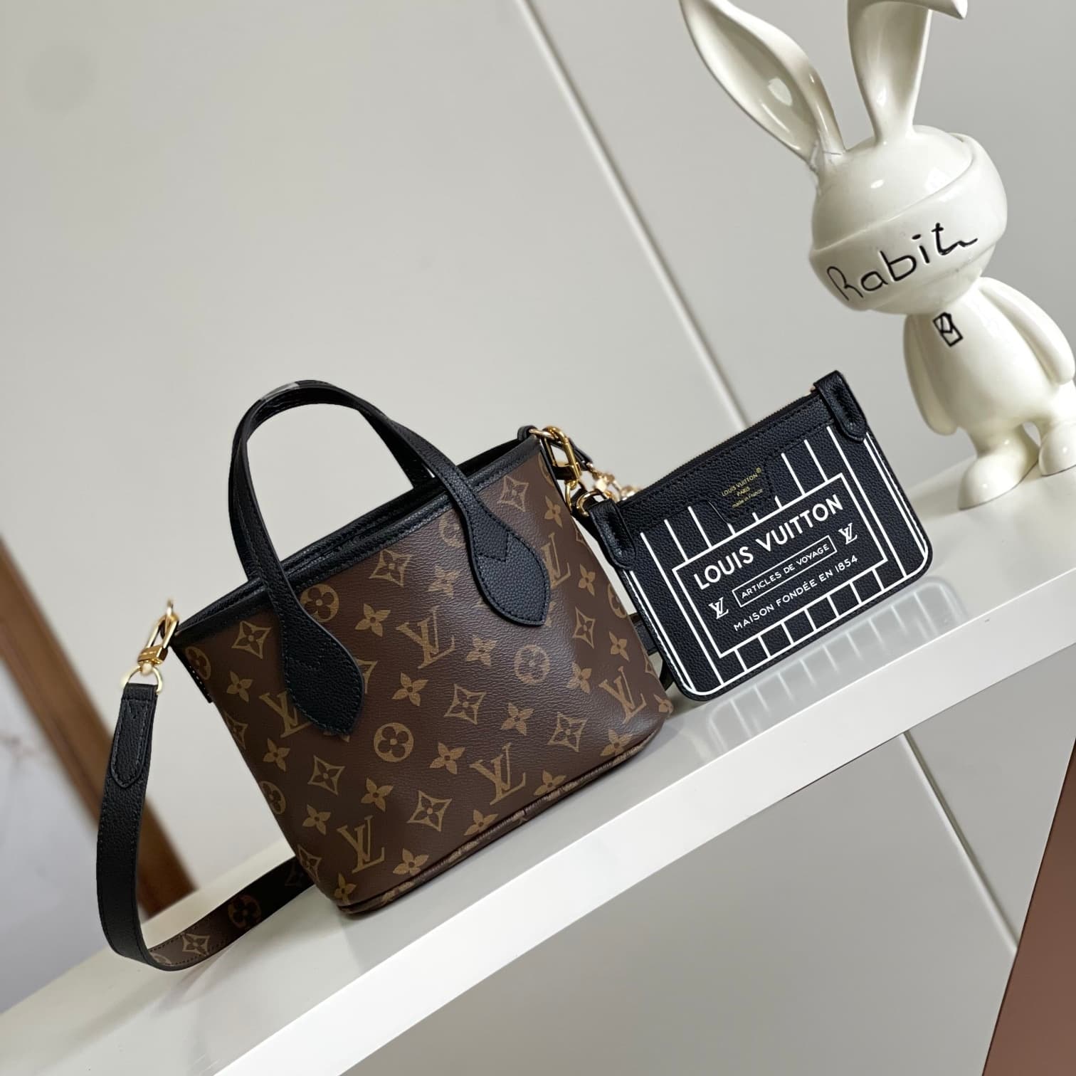 Louis Vuitton Neverfull Bandoulière Inside Out BB Handbag M12099 