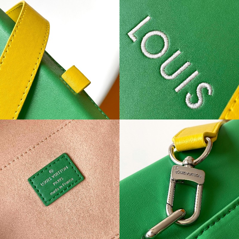 Louis Vuitton Shopper Handbag Green M24455 