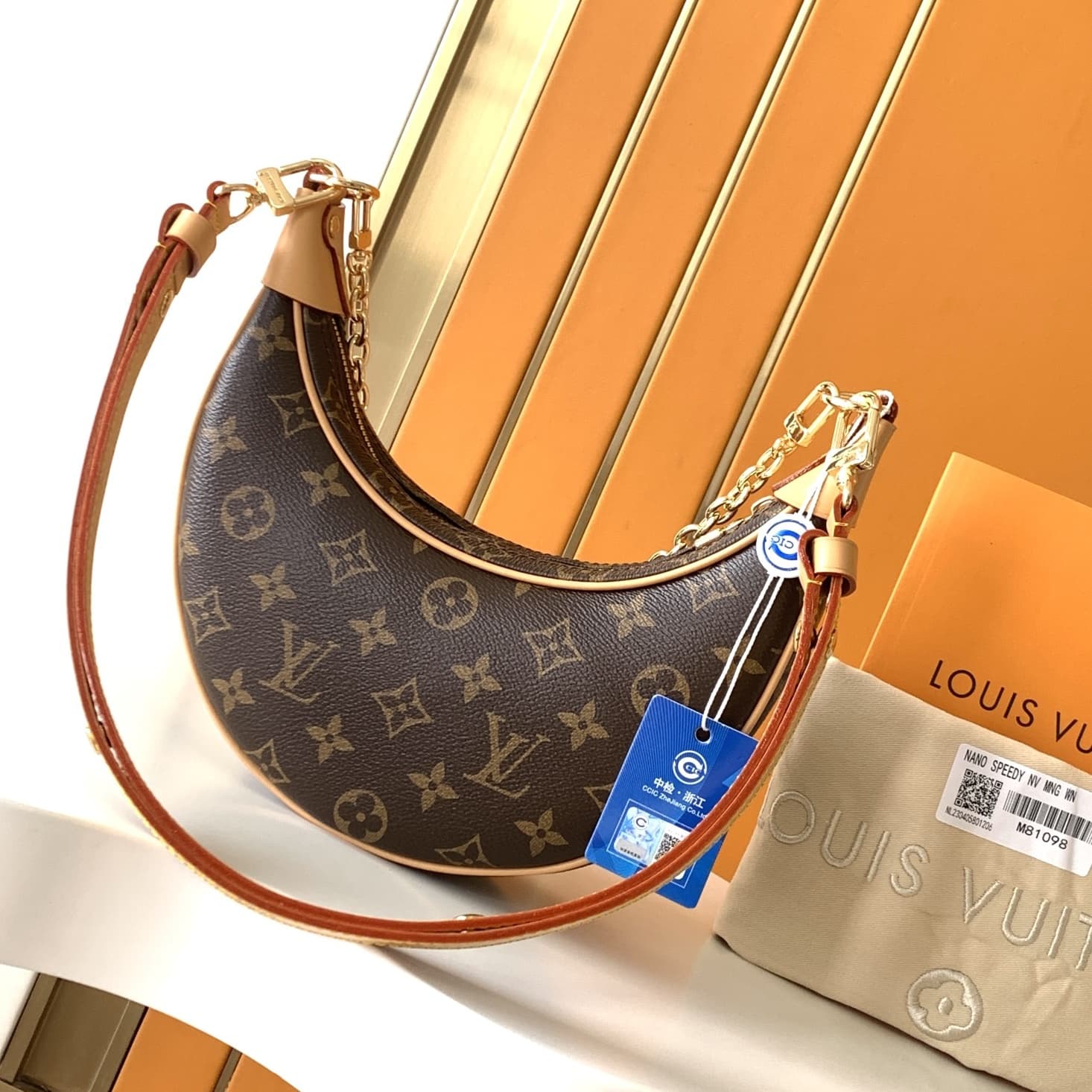 Louis Vuitton Loop Bag Handbag M81098 