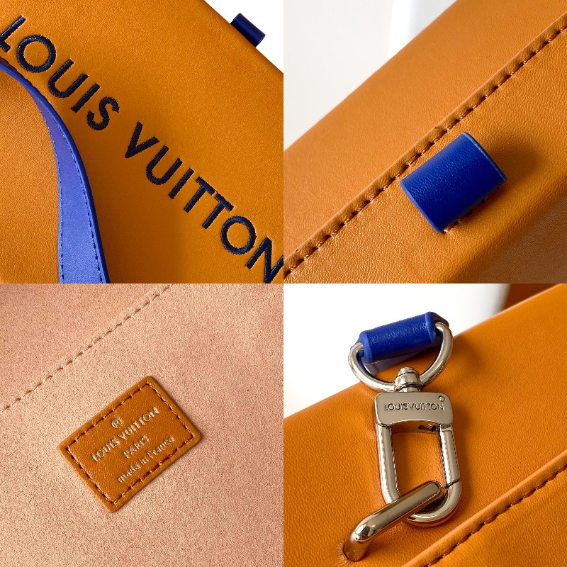 Louis Vuitton Shopper Handbag Orange M24455 