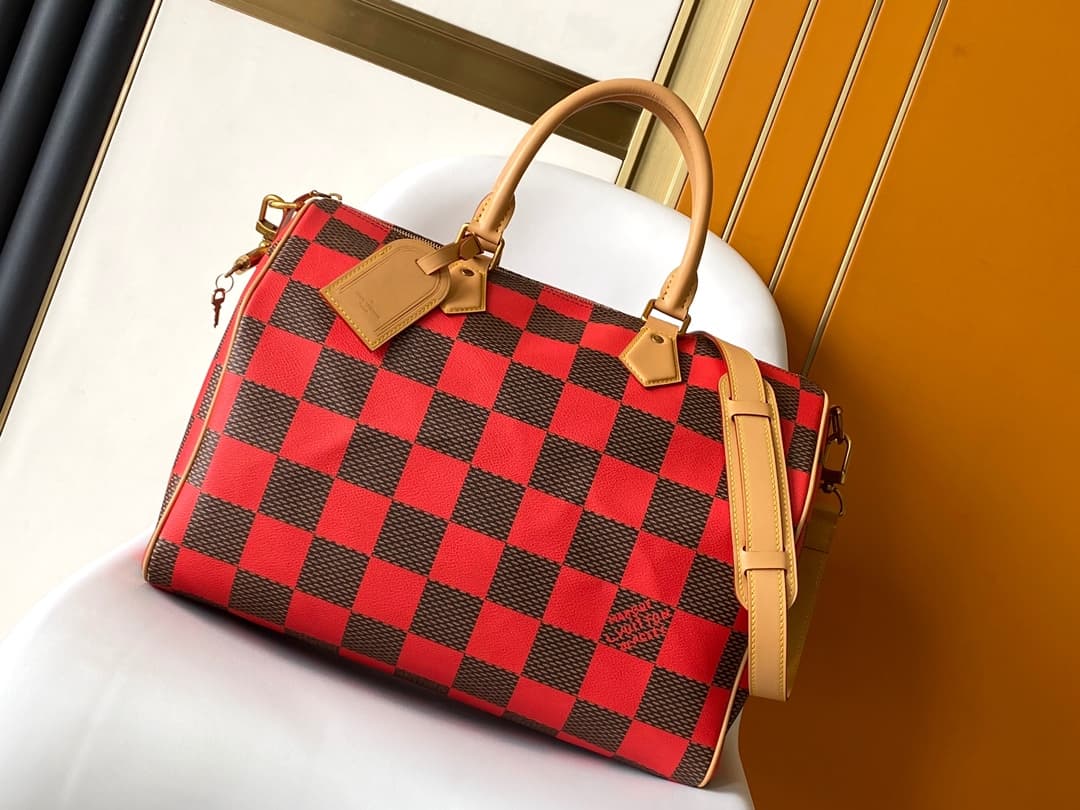 Louis Vuitton Speedy 40 Bandoulière Damier Pop Handbag N40580 