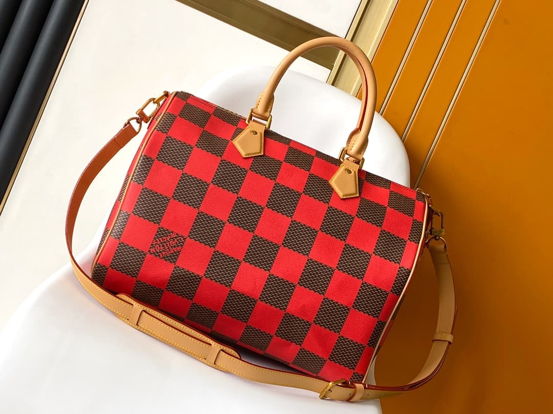 Louis Vuitton Speedy 40 Bandoulière Damier Pop Handbag N40580 