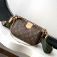 Louis Vuitton Multi Pochette Accessoires Handbag M44813 