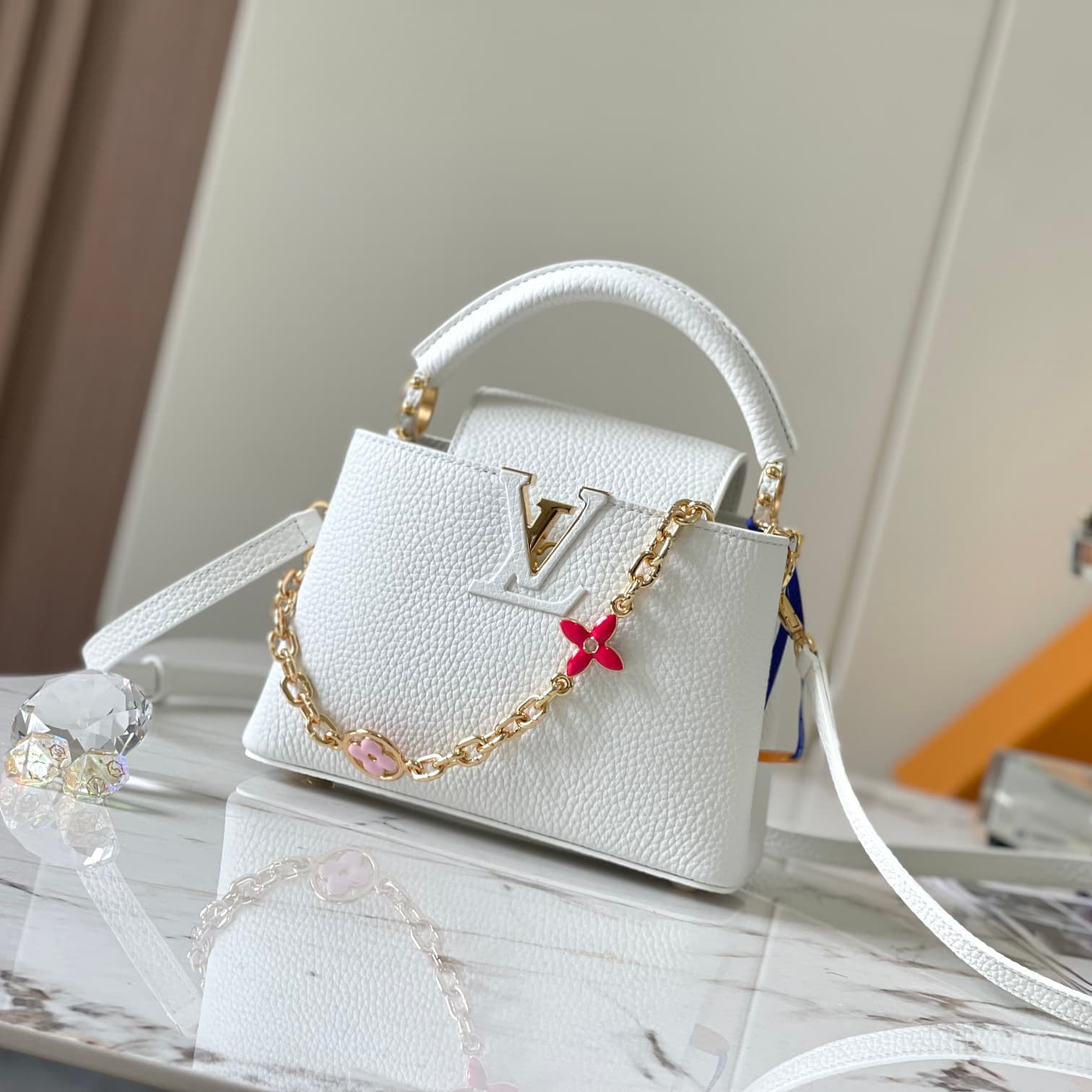 Louis Vuitton Capucines Mini Handbag M20845 