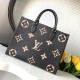 Louis Vuitton OnTheGo MM Handbag Black M45495