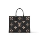 Louis Vuitton OnTheGo MM Handbag Black M45495