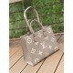 Louis Vuitton OnTheGo MM Handbag Light Khaki M45494