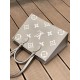 Louis Vuitton OnTheGo MM Handbag Light Khaki M45494