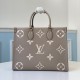 Louis Vuitton OnTheGo MM Handbag Dark Khaki M45494