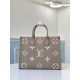 Louis Vuitton OnTheGo MM Handbag Dark Khaki M45494