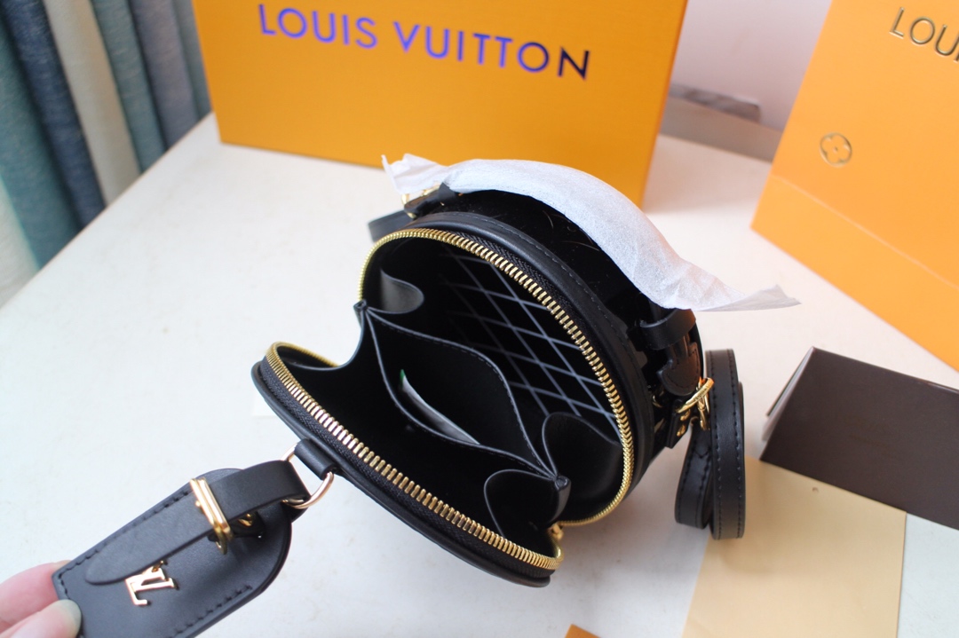 Louis Vuitton Mini Boite Chapeau Box Bag Black M44699