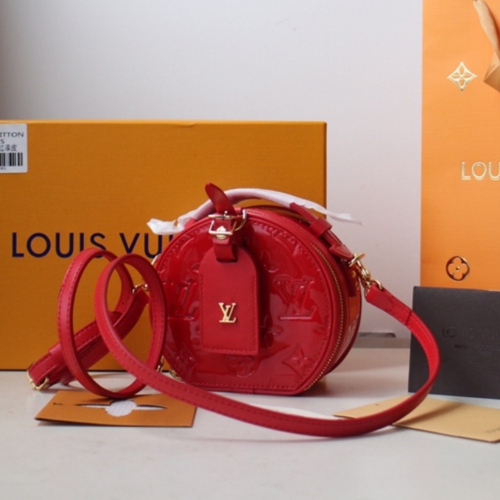 Louis Vuitton Mini Boite Chapeau Box Bag Red M44699