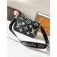 Louis Vuitton Diane Handbag Beige Black M46386