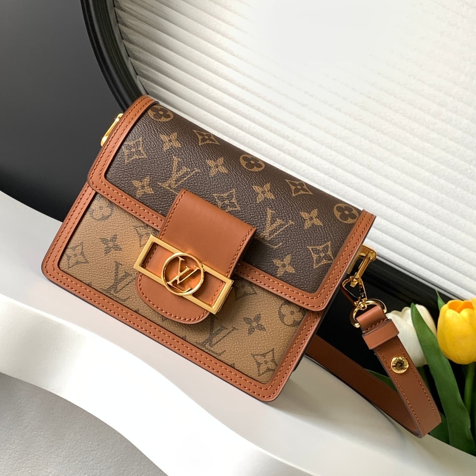 Louis Vuitton Mini Dauphine Handbag M45959