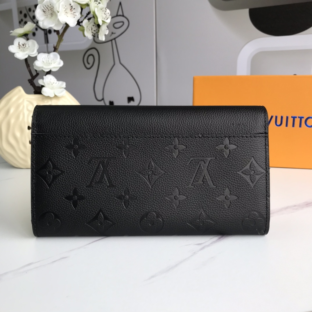 Louis Vuitton Sarah Wallet Black M61182