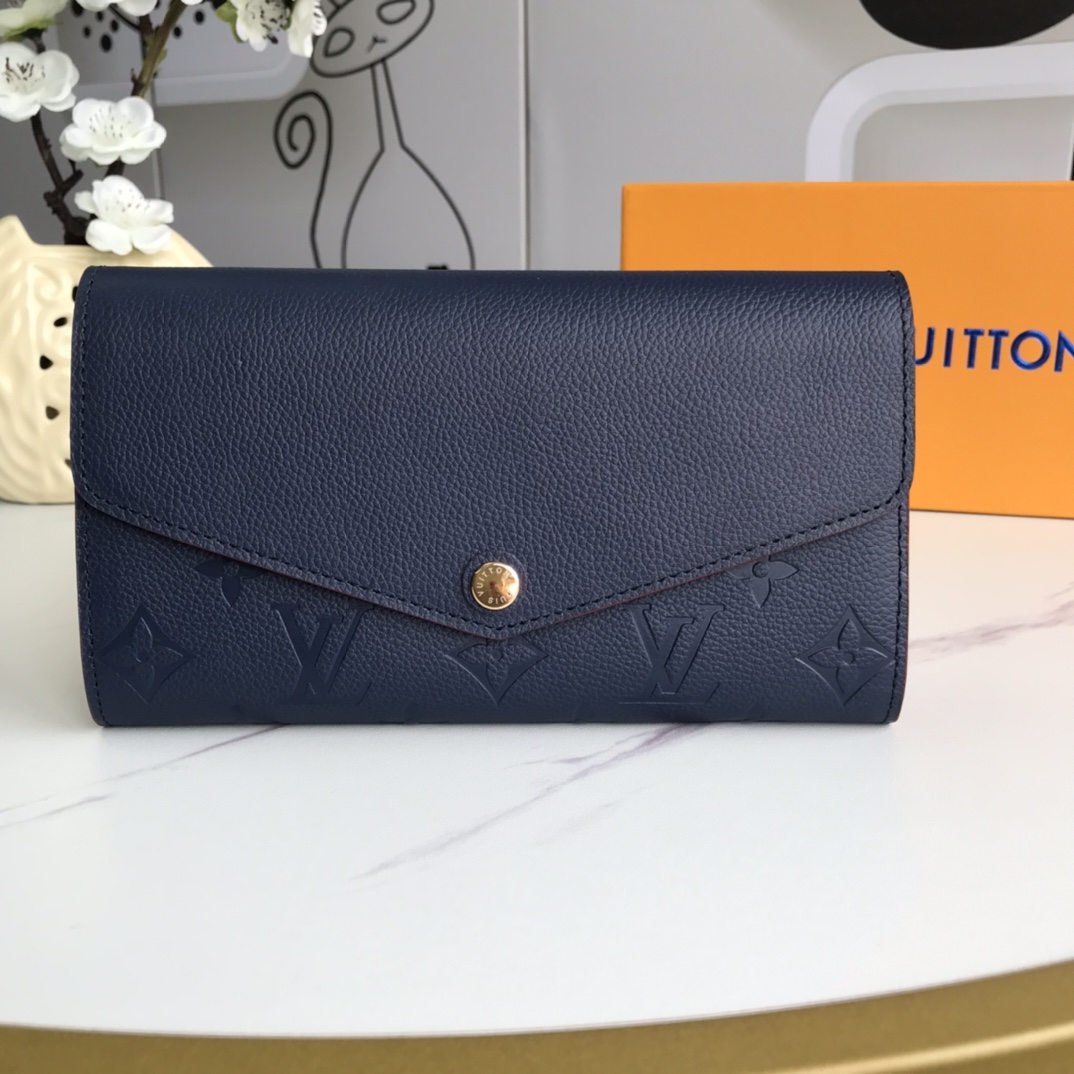 Louis Vuitton Sarah Wallet Navy M61182