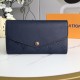 Louis Vuitton Sarah Wallet Navy M61182