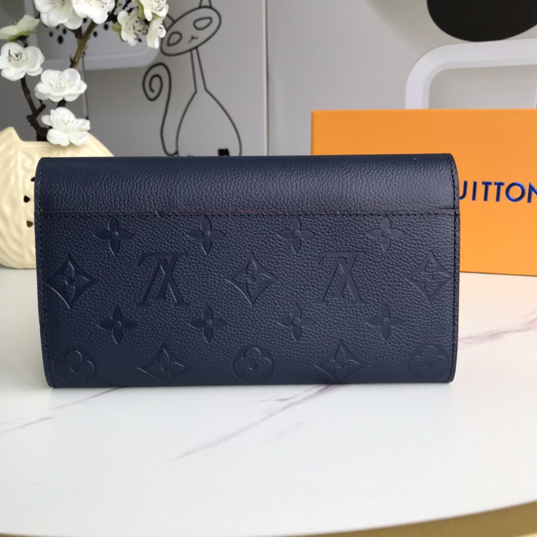 Louis Vuitton Sarah Wallet Navy M61182