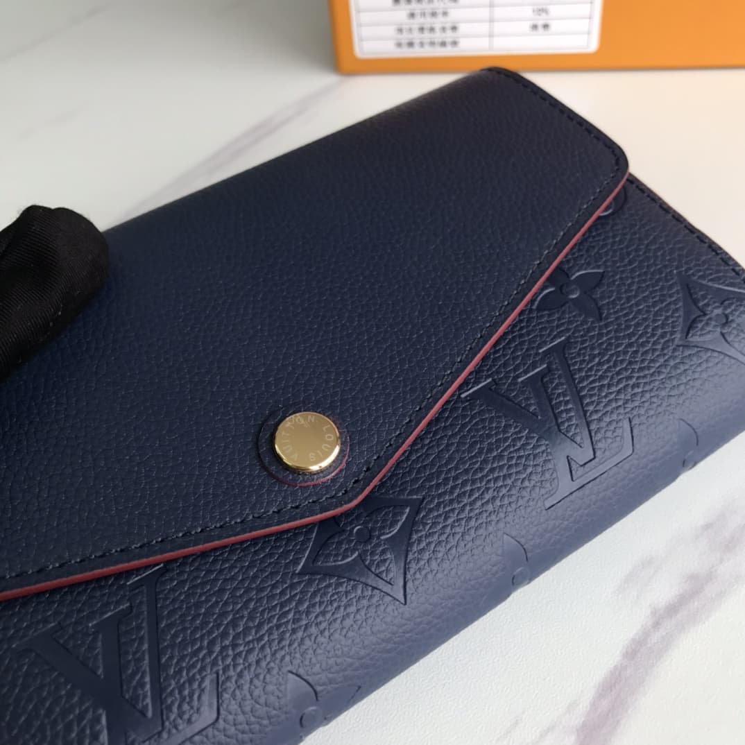 Louis Vuitton Sarah Wallet Navy M61182