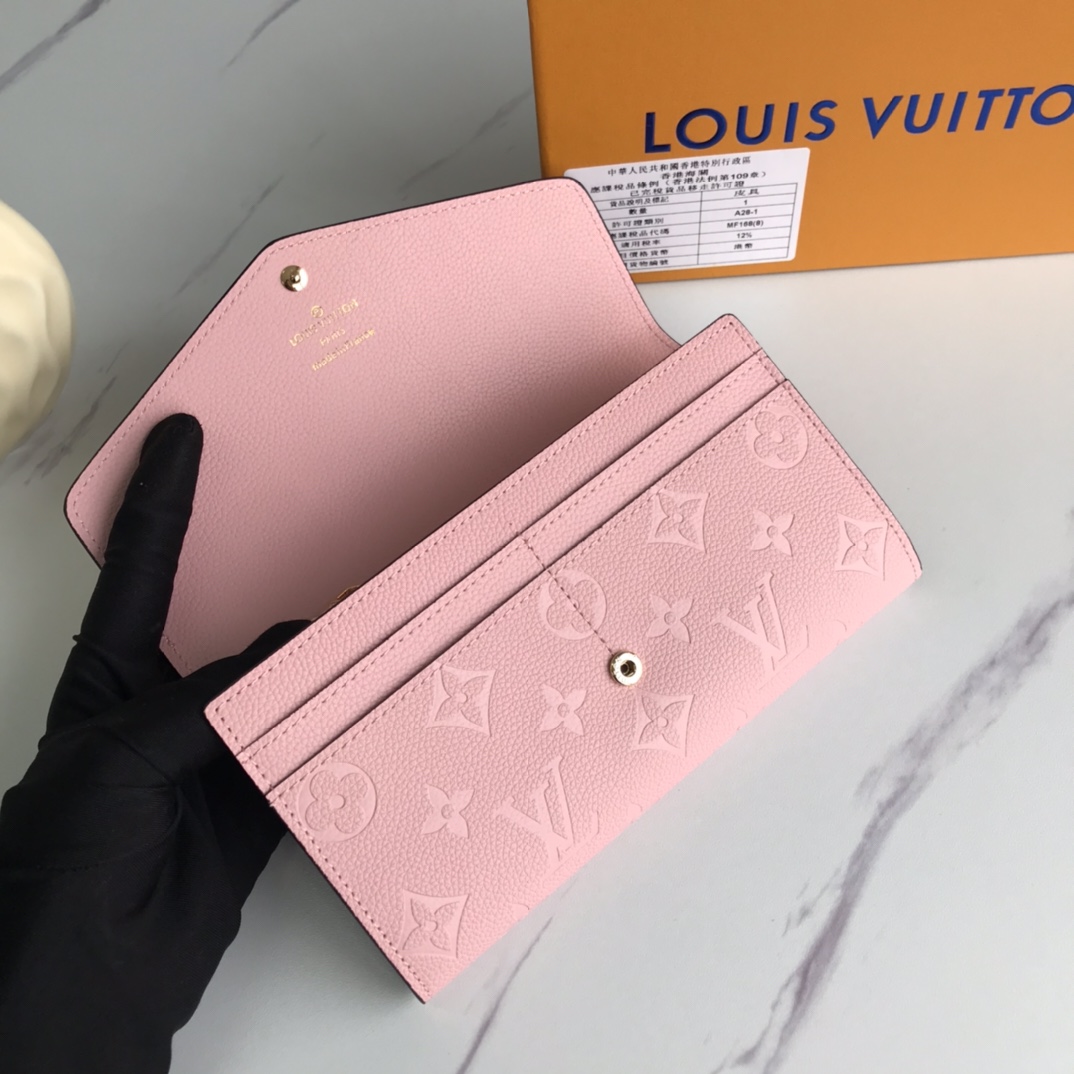 Louis Vuitton Sarah Wallet Pink M61182