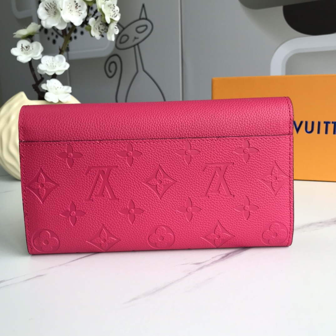 Louis Vuitton Sarah Wallet Hot Pink M61182