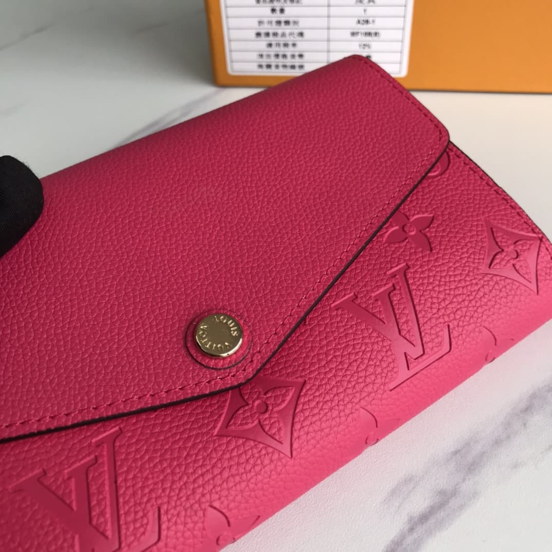 Louis Vuitton Sarah Wallet Hot Pink M61182