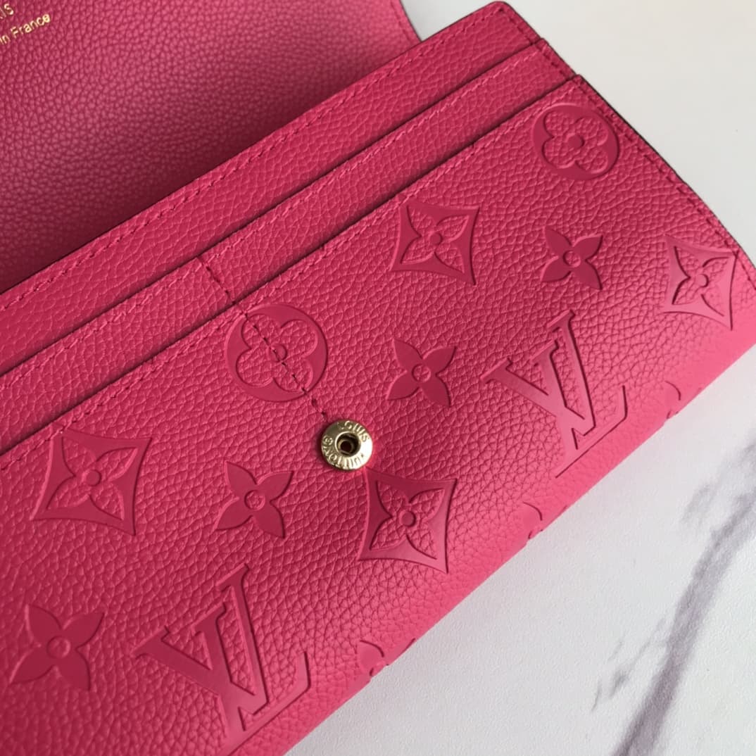 Louis Vuitton Sarah Wallet Hot Pink M61182