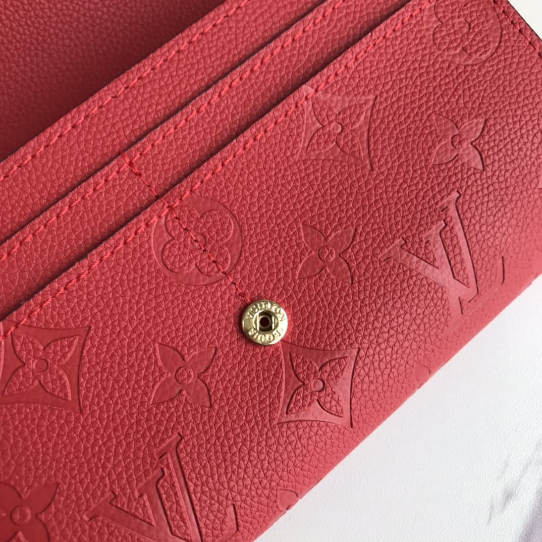 Louis Vuitton Sarah Wallet Red M61182