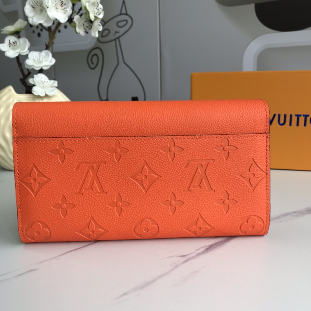 Louis Vuitton Sarah Wallet Orange M61182