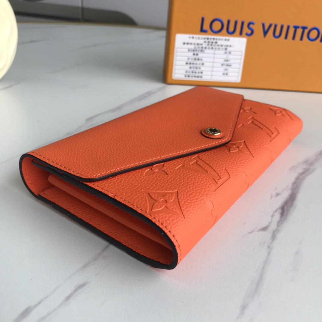 Louis Vuitton Sarah Wallet Orange M61182